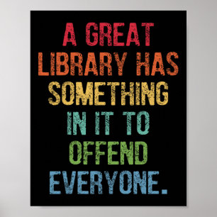 Poster La Grande Bibliothèque A Quelque Chose En Elle Pou