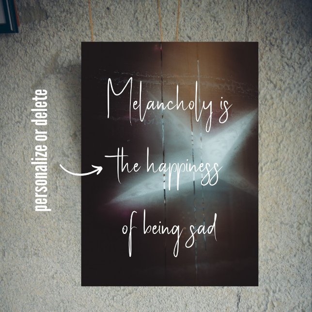 Poster La grande étoile de Noël de Moody Winter Night (Créateur téléchargé)