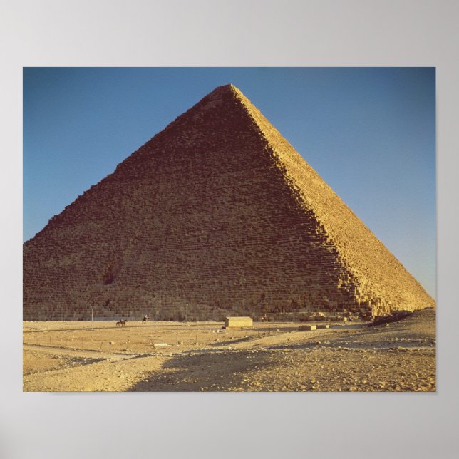 Poster La Grande Pyramide du Vieux Royaume du Khufu (Devant)