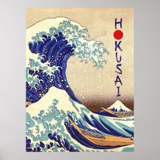 Poster La Grande Vague au large de Kanagawa - Estampe d'a