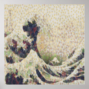 Poster La Grande Vague De Melon Honeydew Belle OEuvre D'A