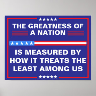 Poster La grandeur d'une nation Politique