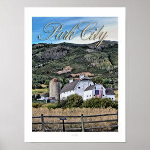 Poster La grange Osguthorpe par Leslie Harlow