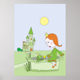 Poster la grenouille