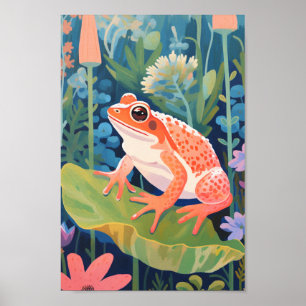 Poster La grenouille du jardin