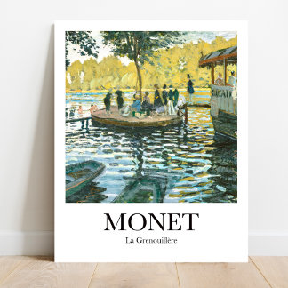 Poster La Grenouillère par Claude Monet