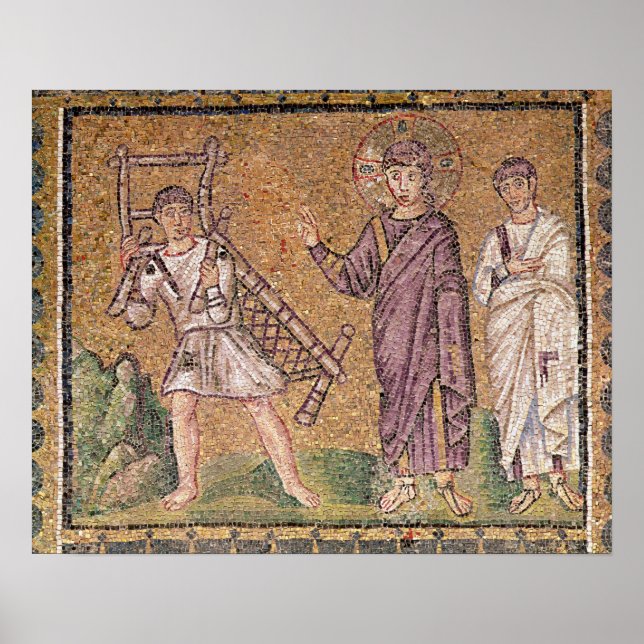 Poster La guérison de la paralytique de Capernaumx (Devant)