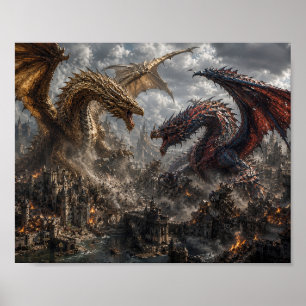 Poster La guerre au-dessus du royaume