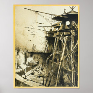 Poster La Guerre des mondes (1906)