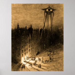 Poster La Guerre Des Mondes La Foule Écoulée