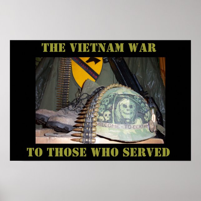 POSTER LA GUERRE DU VIETNAM (Devant)