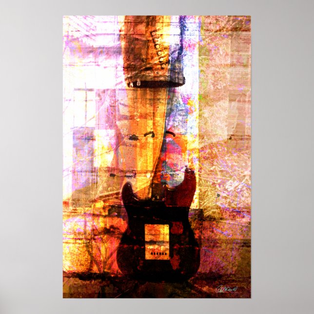 Poster La guitare au milieu (Devant)