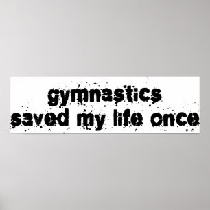 Poster La gymnastique a sauvé ma vie par le passé
