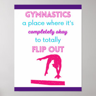 Poster La gymnastique Un endroit où il fait bon se retour