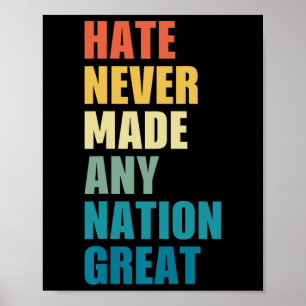 Poster La haine n'a jamais fait de nation un grand anti-T
