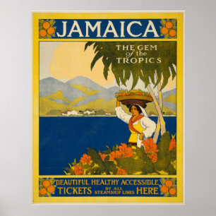 Poster La Jamaïque, joyau des tropiques