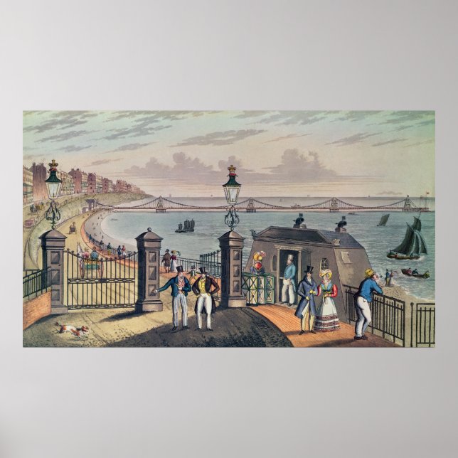 Poster La jetée en chaîne sur le devant à Brighton (Devant)