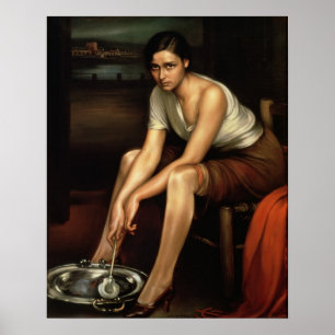 Poster La jeune fille séduisante