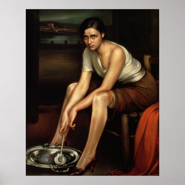 Poster La jeune fille séduisante (Devant)