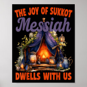 Poster La Joie De Souccot Le Messie Demeure Avec Nous Ho