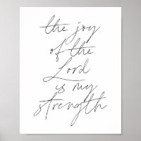 La joie du Seigneur est ma force Script