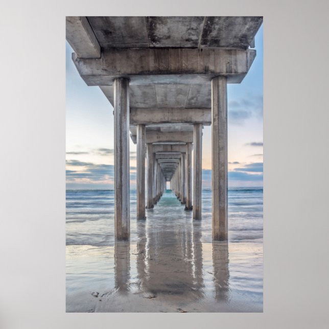 Poster La Jolla, quai Scripps (Devant)