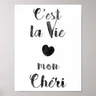 Poster La La de C'est luttent lundi Chéri