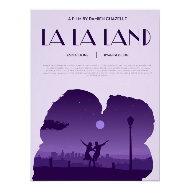 Poster La La Land (Devant)