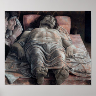 Poster La lamentation sur le Christ mort, Mantegna