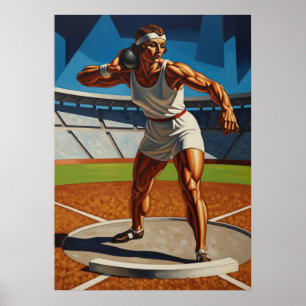 POSTER LA LANCEUSE DE POIDS