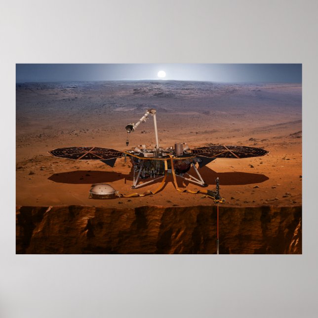 Poster La Lander de l'Insight (Devant)