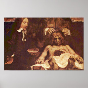 Poster La leçon d'anatomie de Dr. Joan Deyman. Par