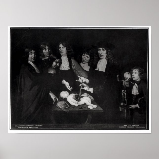 Poster La leçon d'anatomie du professeur Frederik (Devant)