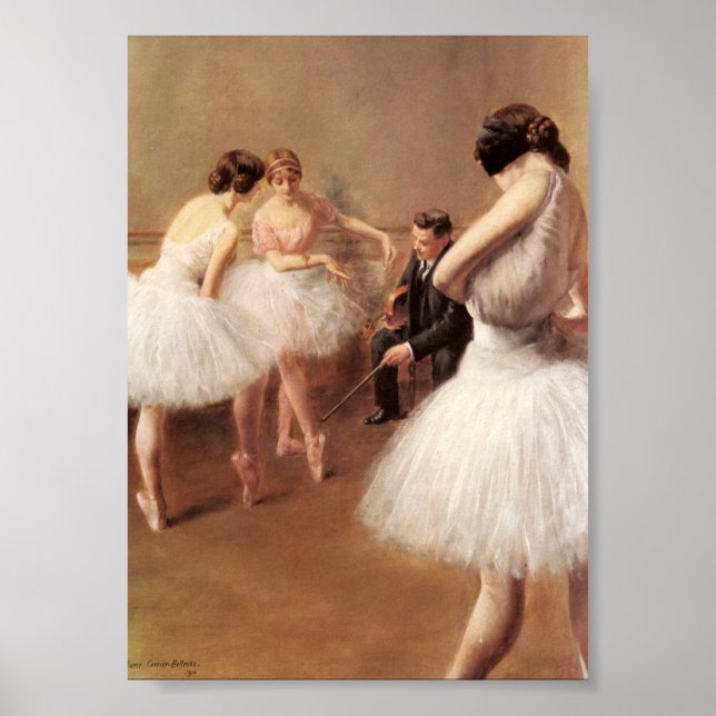 Poster La leçon de ballet (Devant)