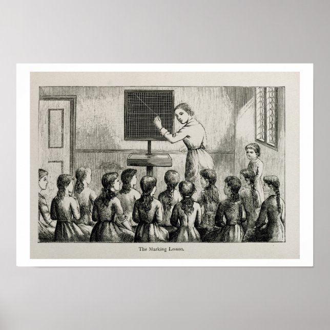 Poster 'La leçon de marquage', illustration tirée de 'Un  (Devant)