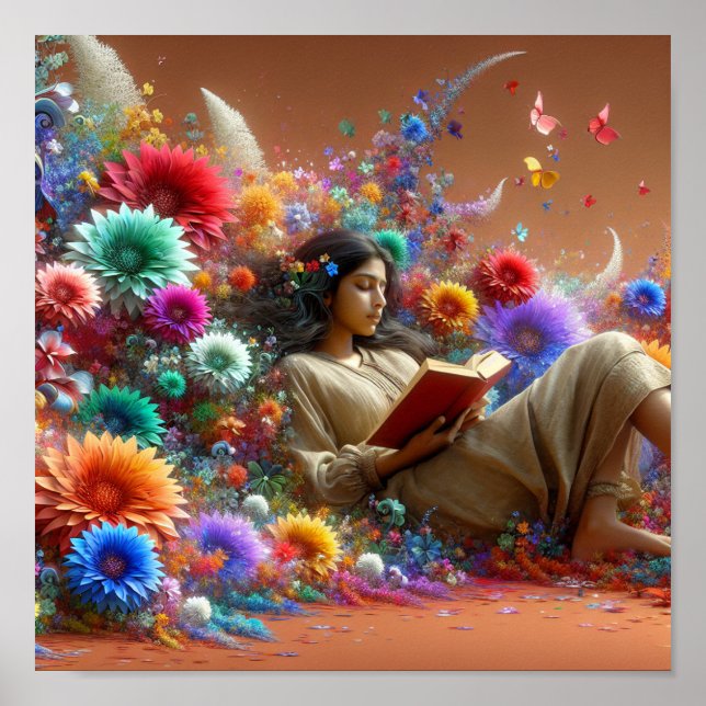 Poster La lecture est mon truc (Devant)