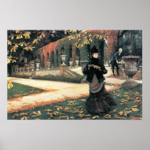 Poster La lettre est venue dans pratique par James Tissot
