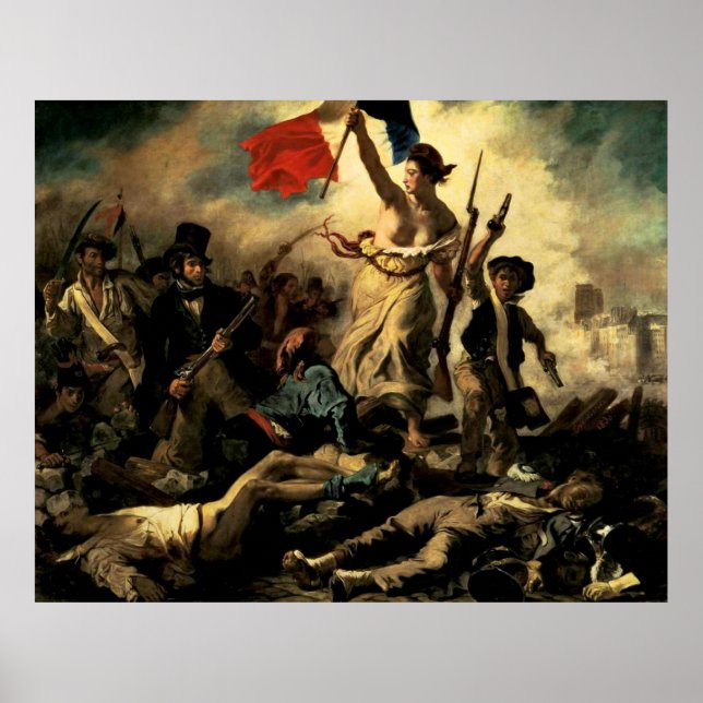 Poster La liberté à la tête du peuple (Devant)