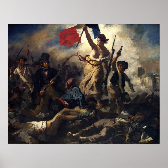 Poster La liberté à la tête du peuple (Devant)