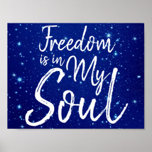 Poster La liberté est dans mon âme