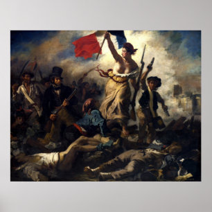Poster La Liberté Guidant le Peuple de Delacroix