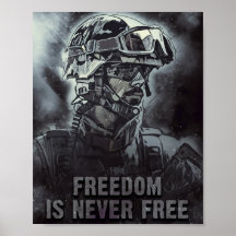 La liberté n'est jamais gratuite Citation militair