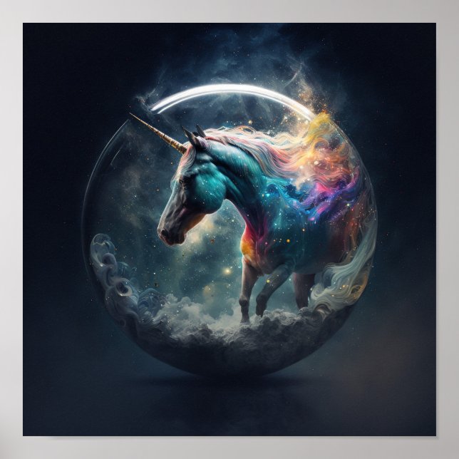 Poster La licorne de Haggard (Devant)