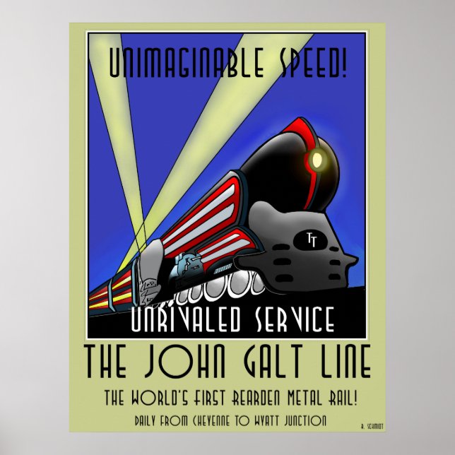 Poster La ligne John Galt (Devant)