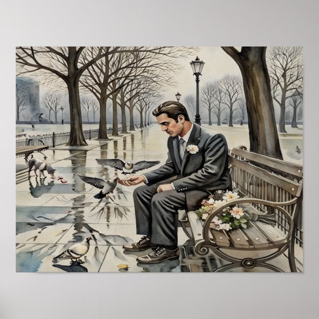 Poster La longue attente (Devant)