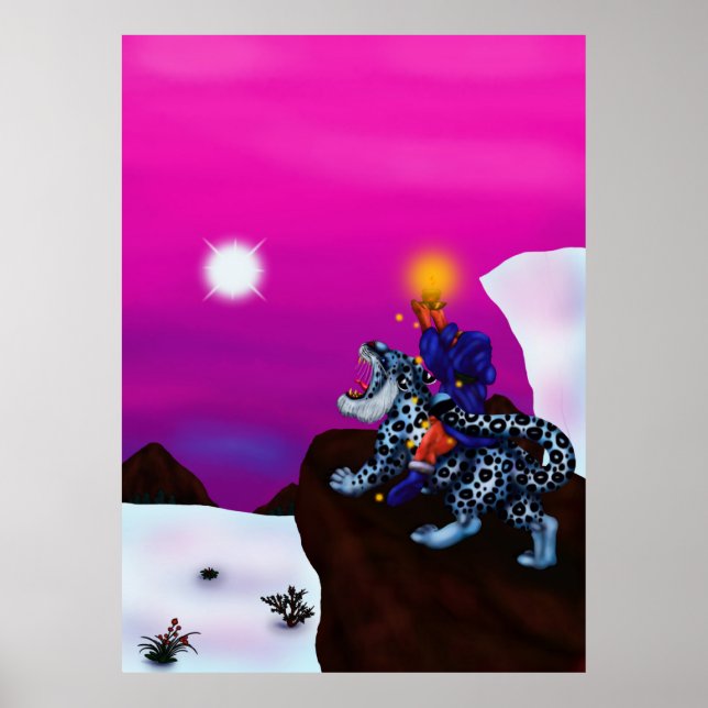 Poster La lumière de l'espoir L'art de Noël imaginaire de (Devant)