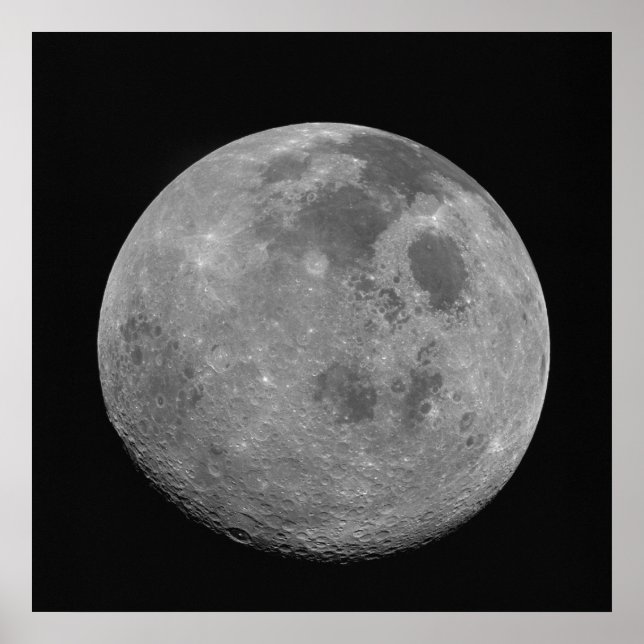 Poster La Lune (Apollo 17) (Devant)