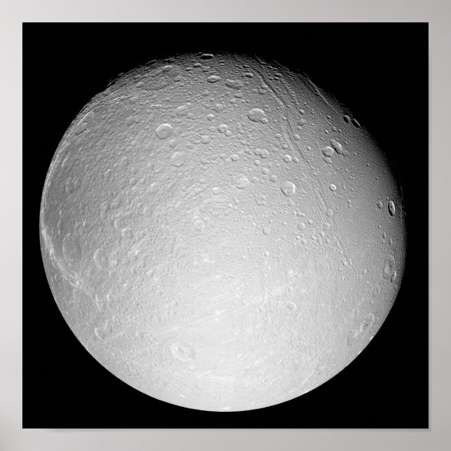 Poster La lune de Saturne Dione (Devant)