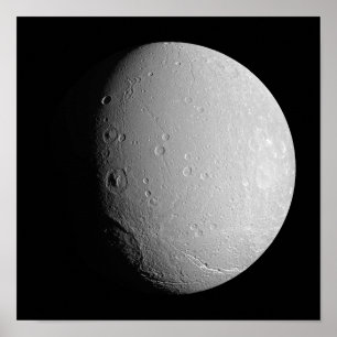 Poster La lune de Saturne Dione 2