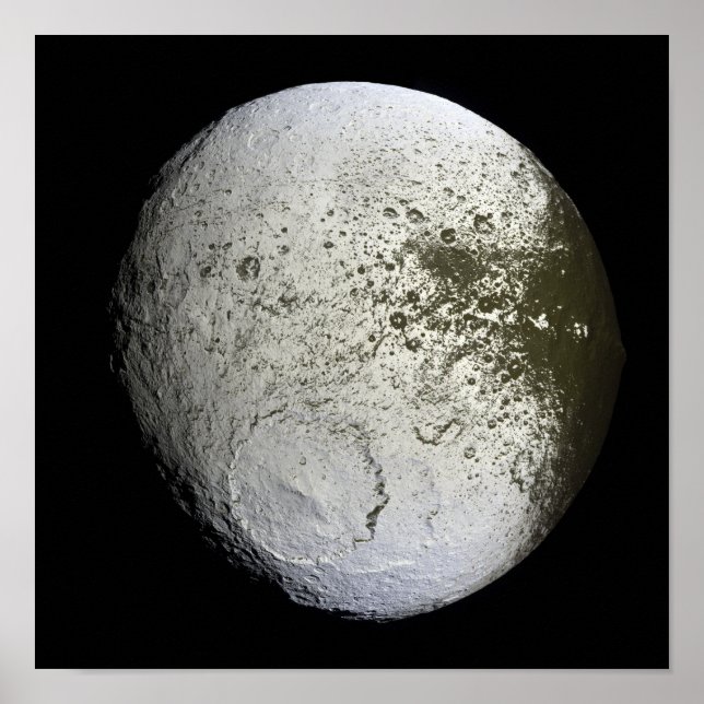 Poster La lune de Saturne Iapetus 2 (Devant)